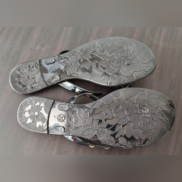 Valentino Black Studded Bow Sandals - Picture 5 of 6